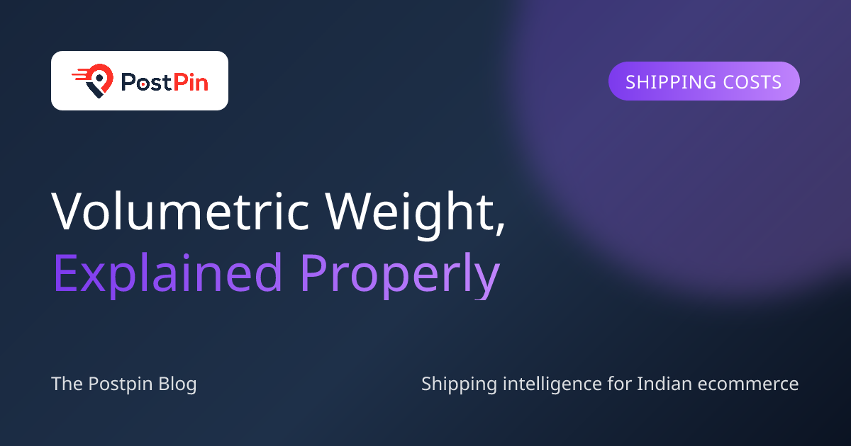 Volumetric Weight Explained: Why Your 1 kg Parcel Is Billed as 5 kg
