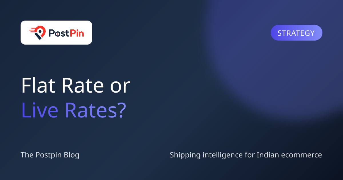Flat-Rate vs Real-Time Shipping: What Should Your D2C Store Charge?